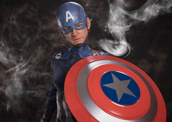 Captain America Realistic Male Adult Dolls 175cm Silicone Mannequin Muscle Men Doll