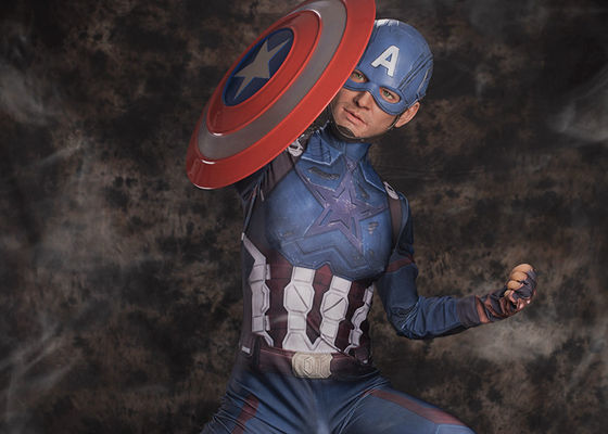 Captain America 175cm Silicone Male Adult Doll - Head 9