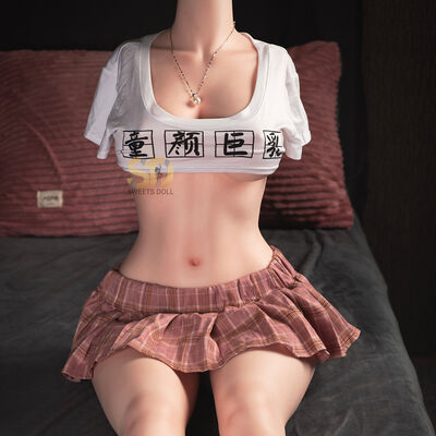 Realistic 140cm Full Silicone Half Body Adult Doll